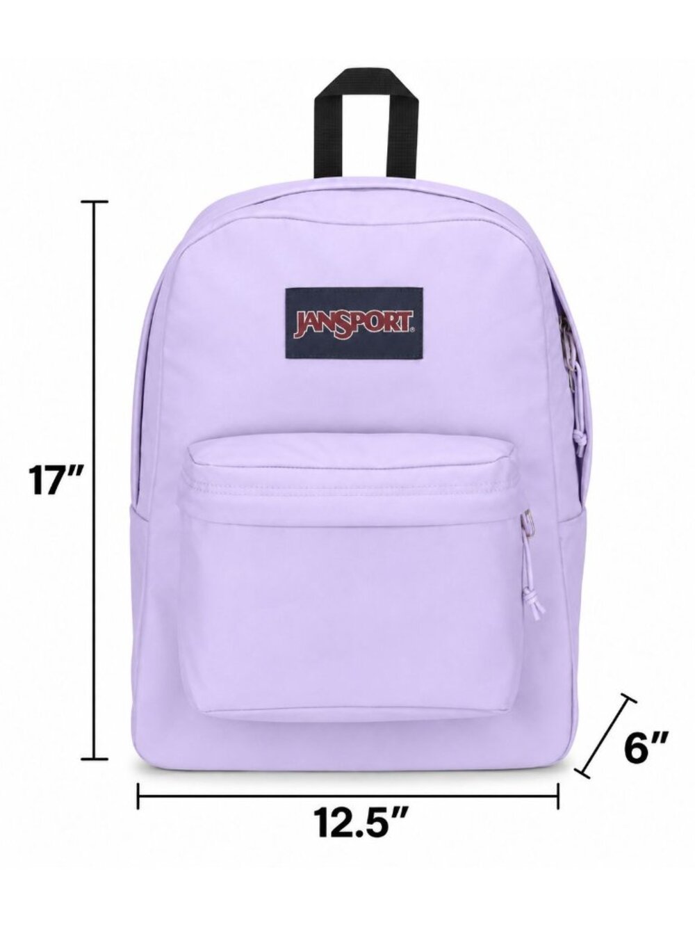 JanSport Super Break One Pastel Lilac Lightweight Backpack NWT